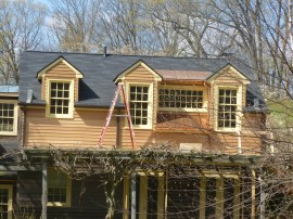 After - guest room dormers from outside
