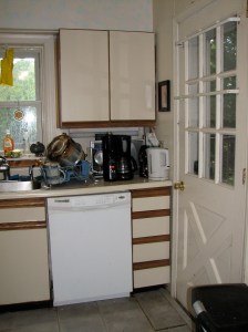 View towards back door